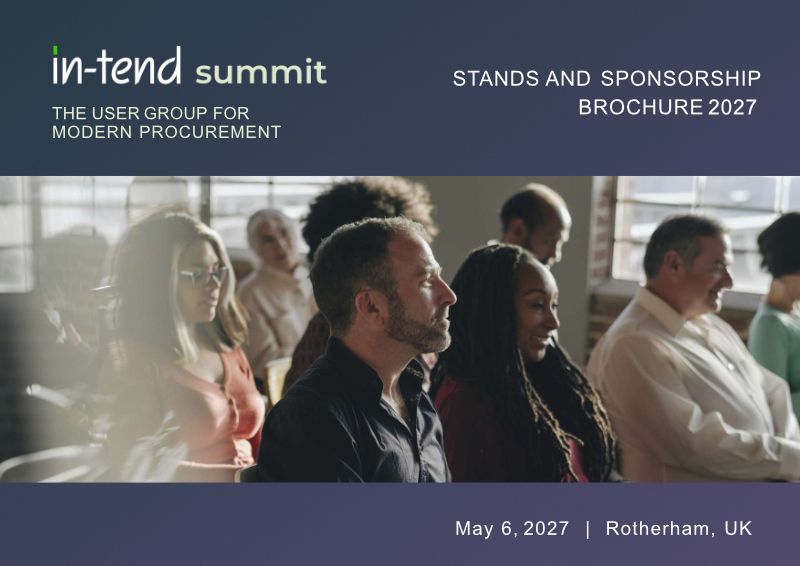 In-tend summit sponsorship brochure cover